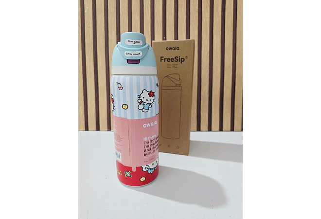 TERMO OWALA DE 950ML/ PEROSNAJES MOD# 2601🥤🍋‍🟩