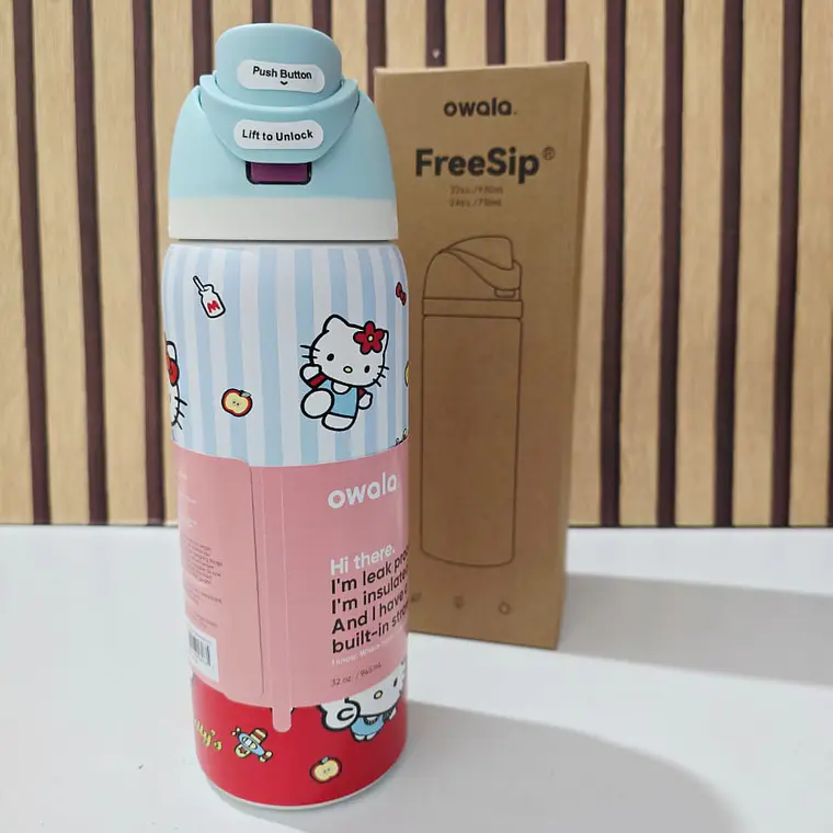 TERMO OWALA DE 950ML/ PEROSNAJES MOD# 2601🥤🍋‍🟩 15