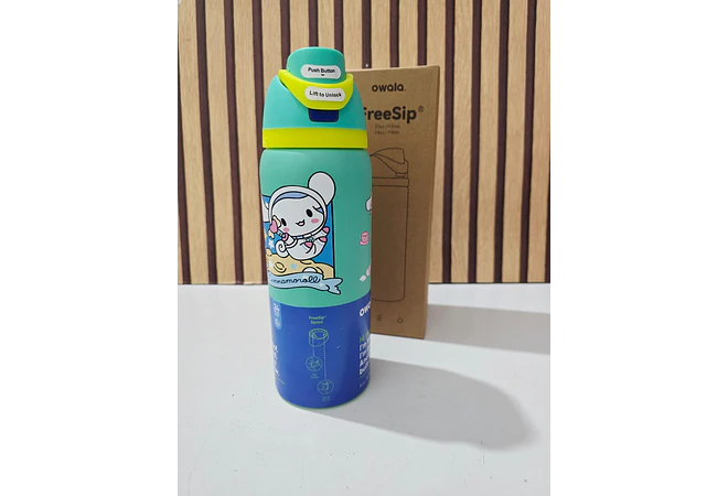 TERMO OWALA DE 950ML/ PEROSNAJES MOD# 2601🥤🍋‍🟩