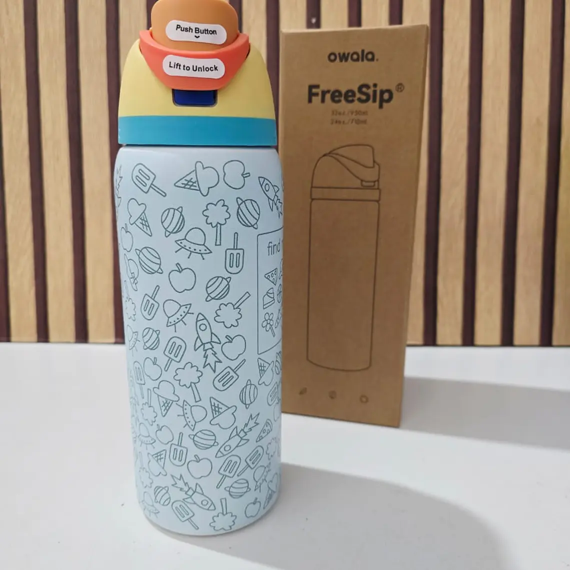 TERMO OWALA DE 950ML/ PEROSNAJES MOD# 2601🥤🍋‍🟩 19