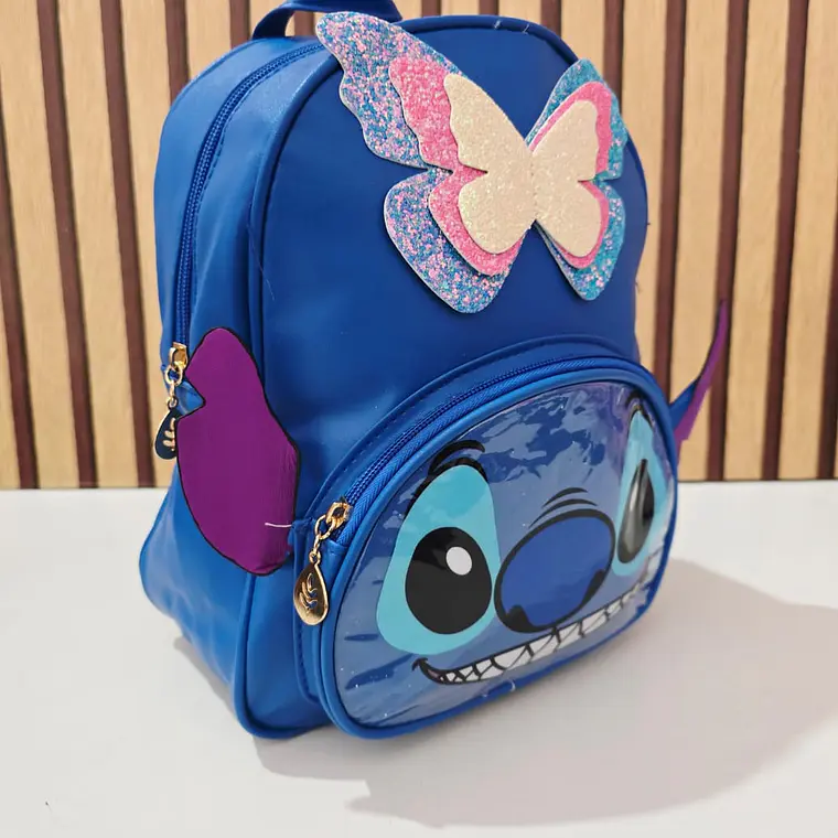 MOCHILA JUVENIL STICH MARIPOSA MOD# 9836 2