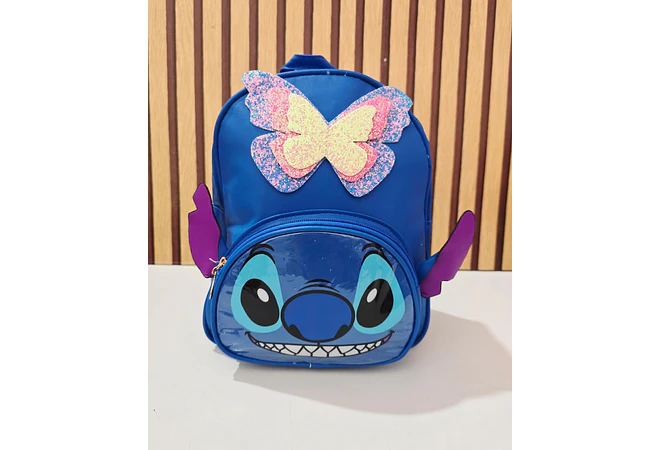 MOCHILA JUVENIL STICH MARIPOSA MOD# 9836