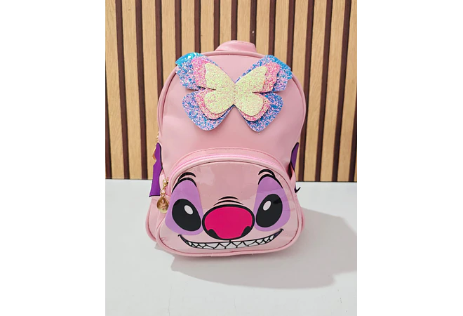 MOCHILA JUVENIL STICH MARIPOSA MOD# 9836