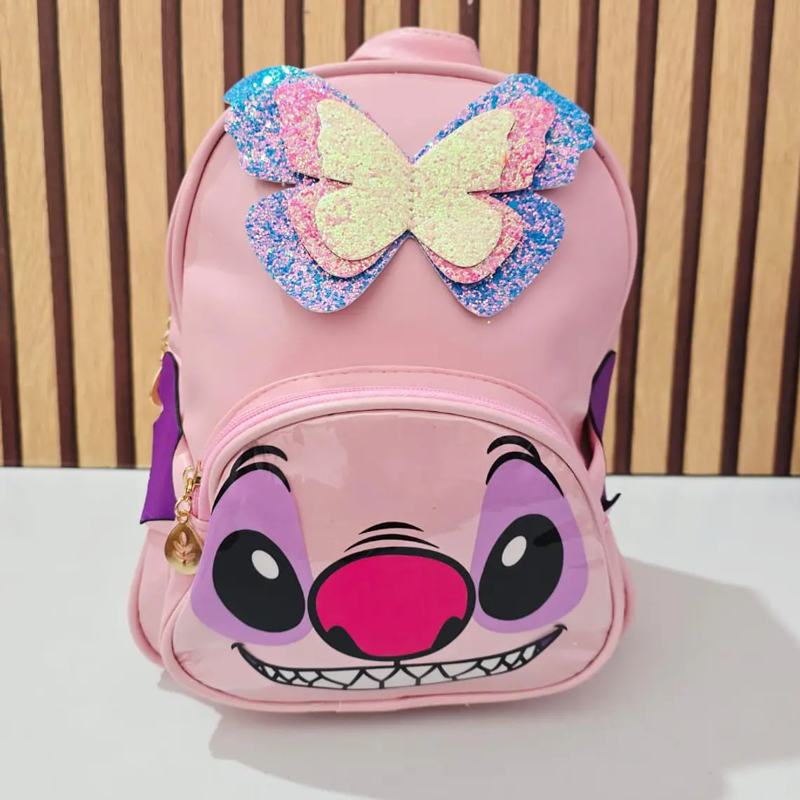 MOCHILA JUVENIL STICH MARIPOSA MOD# 9836 4