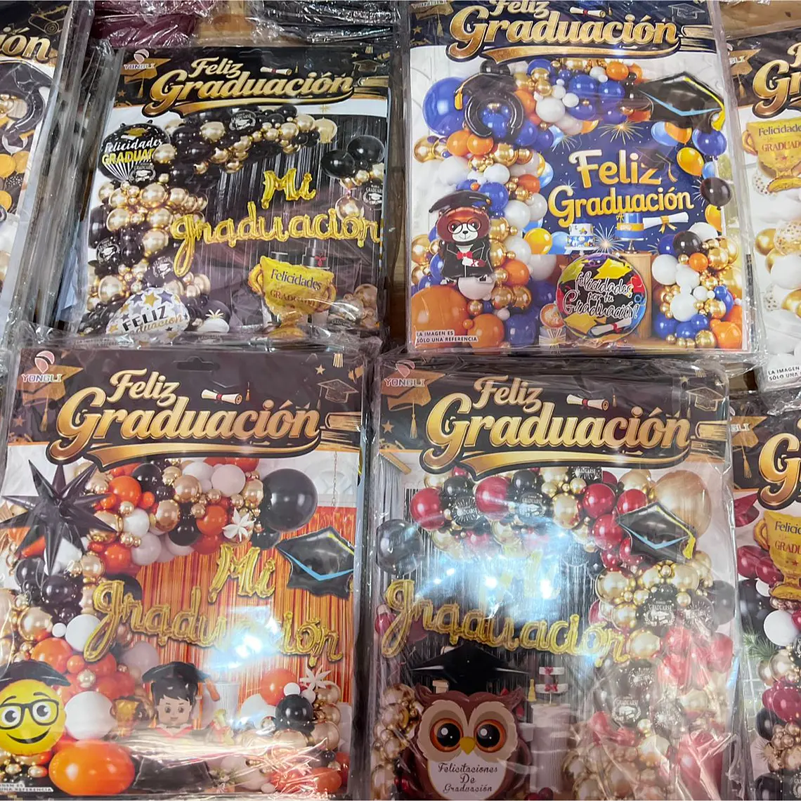 SET DE GLOBOS DECORACIÓN GRADUACIÓN 🧑‍🎓 1
