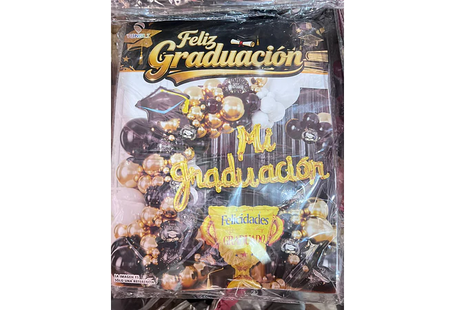 SET DE GLOBOS DECORACIÓN GRADUACIÓN 🧑‍🎓
