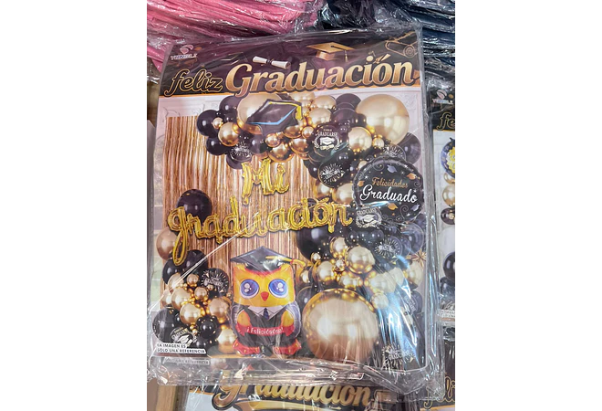 SET DE GLOBOS DECORACIÓN GRADUACIÓN 🧑‍🎓