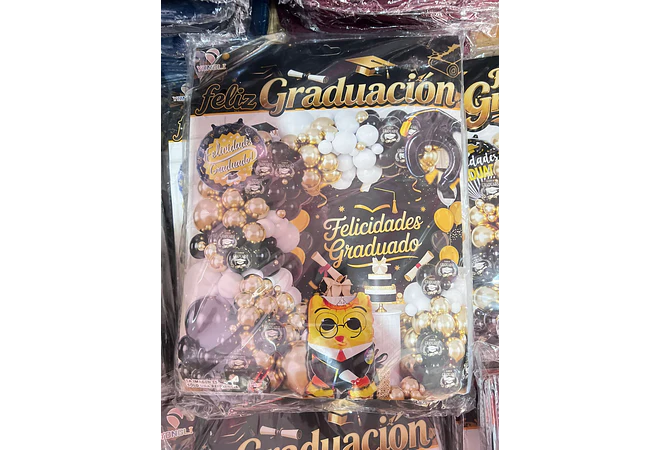 SET DE GLOBOS DECORACIÓN GRADUACIÓN 🧑‍🎓