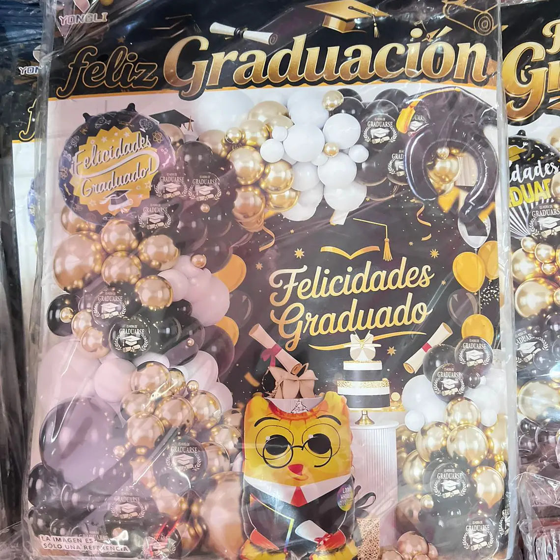SET DE GLOBOS DECORACIÓN GRADUACIÓN 🧑‍🎓 4