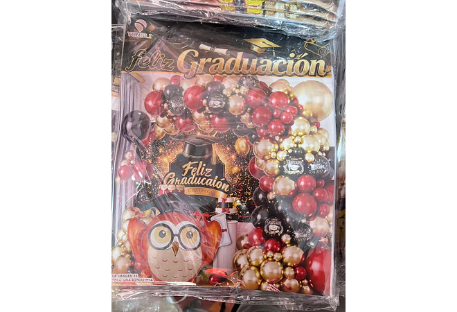 SET DE GLOBOS DECORACIÓN GRADUACIÓN 🧑‍🎓