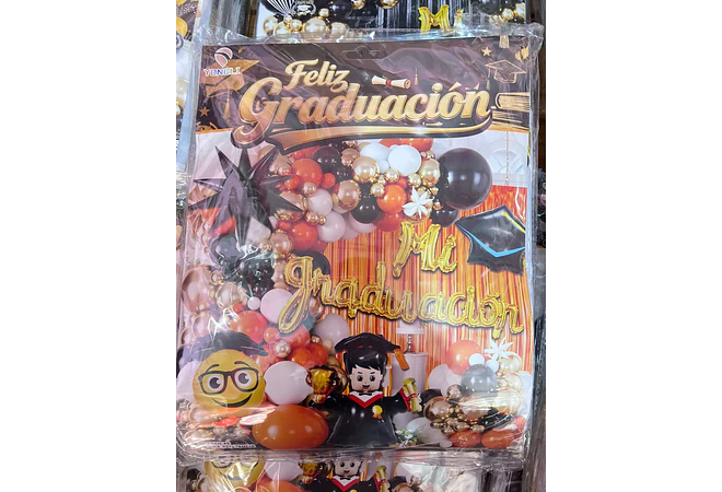 SET DE GLOBOS DECORACIÓN GRADUACIÓN 🧑‍🎓