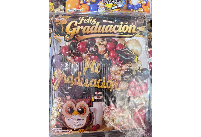 SET DE GLOBOS DECORACIÓN GRADUACIÓN 🧑‍🎓