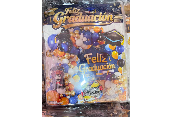 SET DE GLOBOS DECORACIÓN GRADUACIÓN 🧑‍🎓
