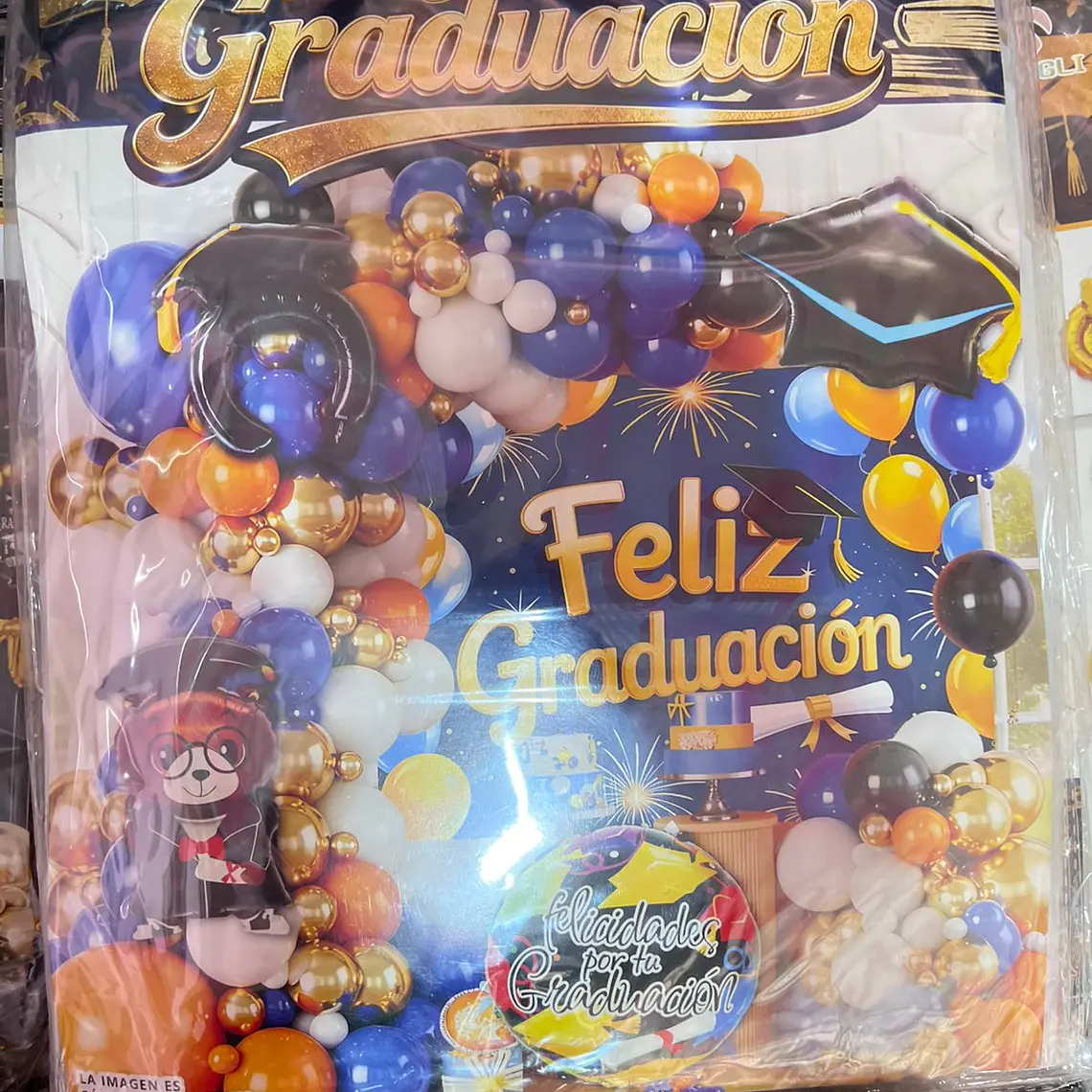 SET DE GLOBOS DECORACIÓN GRADUACIÓN 🧑‍🎓 9