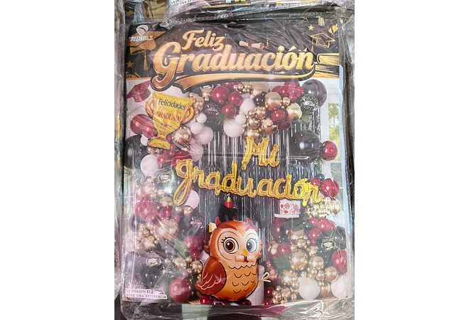 SET DE GLOBOS DECORACIÓN GRADUACIÓN 🧑‍🎓