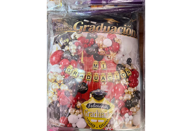 SET DE GLOBOS DECORACIÓN GRADUACIÓN 🧑‍🎓