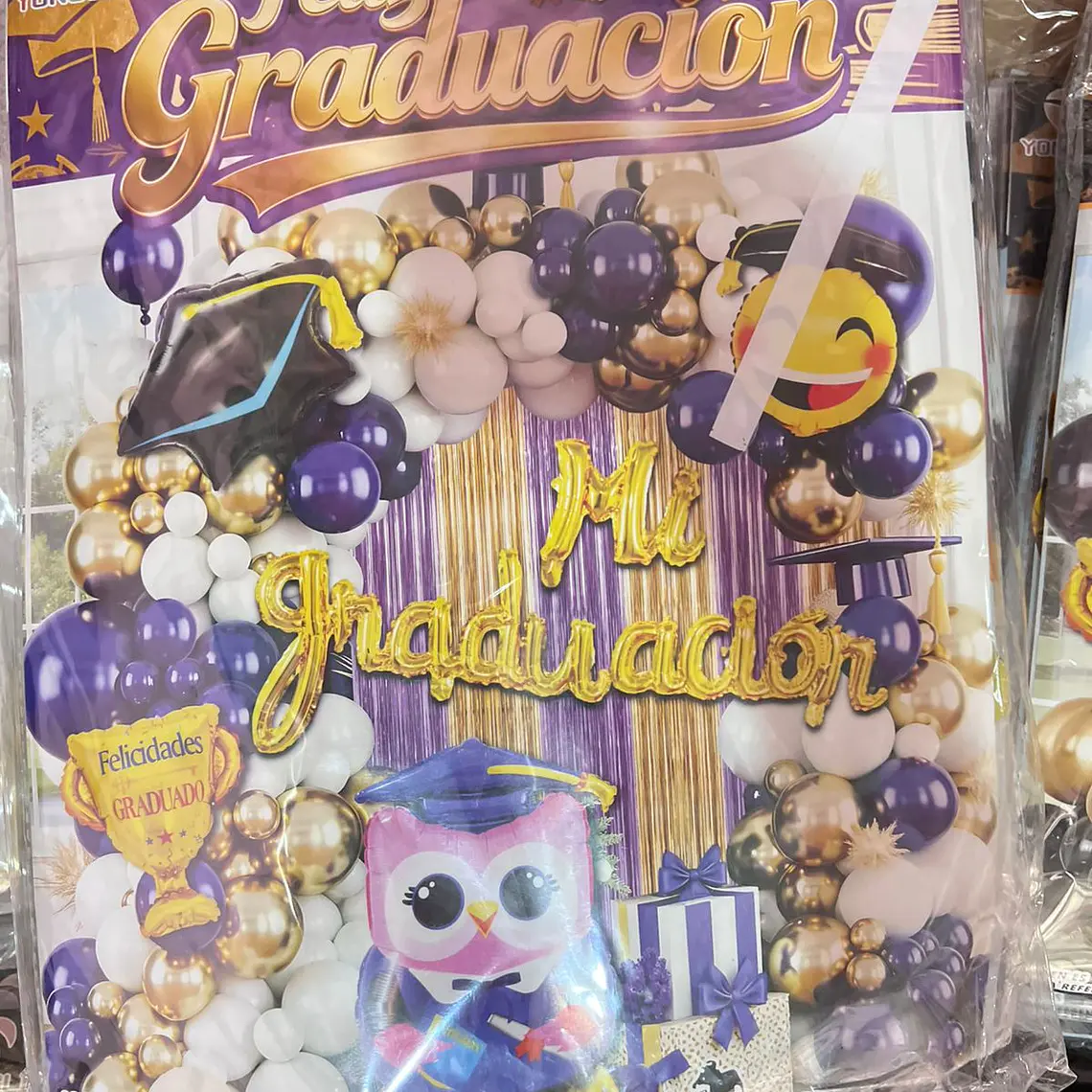 SET DE GLOBOS DECORACIÓN GRADUACIÓN 🧑‍🎓 13