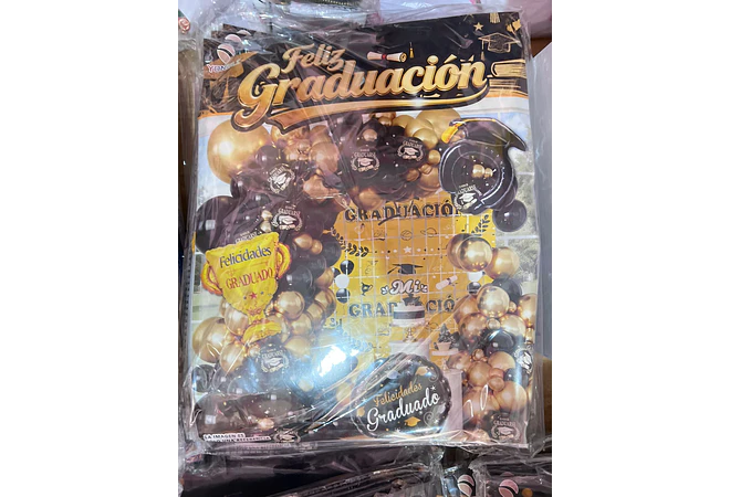 SET DE GLOBOS DECORACIÓN GRADUACIÓN 🧑‍🎓