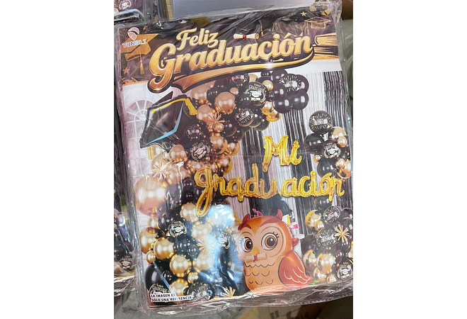 SET DE GLOBOS DECORACIÓN GRADUACIÓN 🧑‍🎓