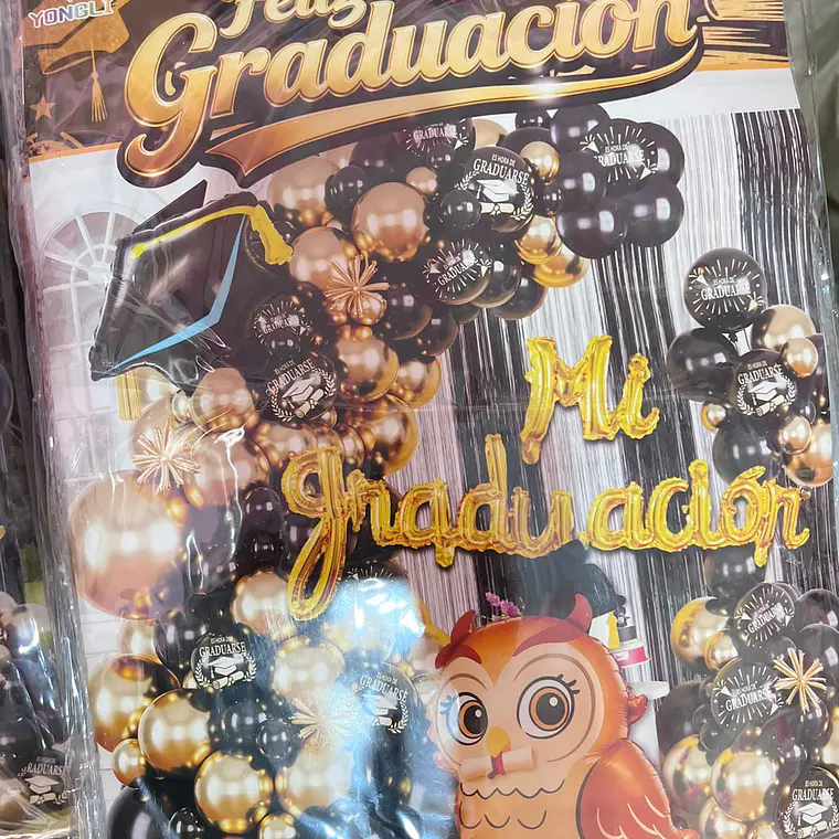 SET DE GLOBOS DECORACIÓN GRADUACIÓN 🧑‍🎓 15