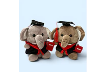 PELUCHE ELEFANTITO CON BIRRETE 🎓  MOD# K448 🐘