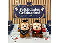 🐒 PELUCHE CHANGUITO CON BIRRETE 🎓  MOD# M287