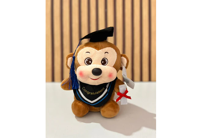 🐒 PELUCHE CHANGUITO CON BIRRETE 🎓  MOD# M287