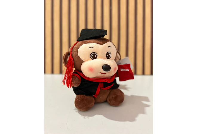 🐒 PELUCHE CHANGUITO CON BIRRETE 🎓  MOD# M287