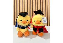 PELUCHE PATITO CON BIRRETE 🎓  MOD# Y040 🐥