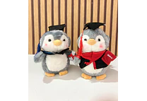 🐧 PELUCHE PINGÜINO CON BIRRETE 🎓  MOD# Q160