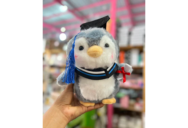 🐧 PELUCHE PINGÜINO CON BIRRETE 🎓  MOD# Q160