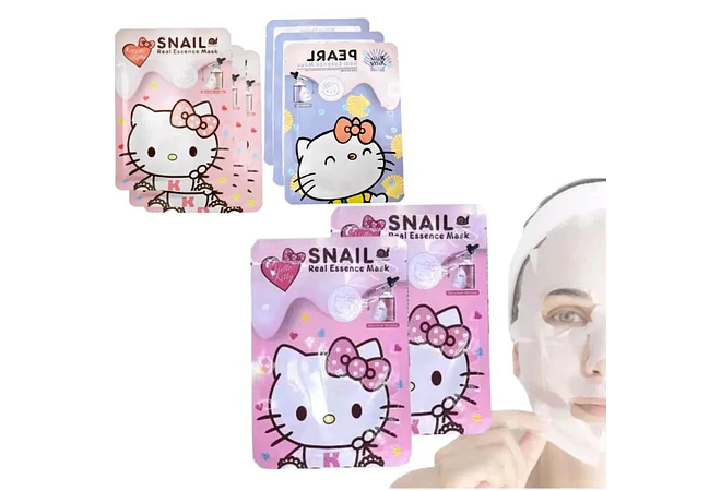 PAQ DE 10 MASCARILLAS KAWAII SURTIDAS AL AZAR