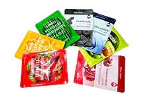 PAQ DE 7 MASCARILLAS FRUTALES AL AZAR