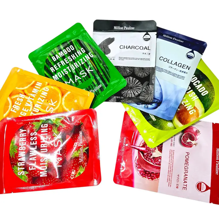 PAQ DE 7 MASCARILLAS FRUTALES AL AZAR 1