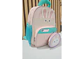MOCHILA INFANTIL CON MONEDERO OSITO PANDA Y CONEJITO MOD# TX-99218 🐼🎋🐇
