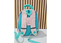 MOCHILA INFANTIL CON MONEDERO OSITO PANDA Y CONEJITO MOD# TX-99218 🐼🎋🐇