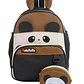 MOCHILA INFANTIL CON MONEDERO OSITO PANDA Y CONEJITO MOD# TX-99218 🐼🎋🐇 - Miniatura 2