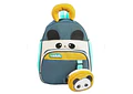 MOCHILA INFANTIL CON MONEDERO OSITO PANDA Y CONEJITO MOD# TX-99218 🐼🎋🐇