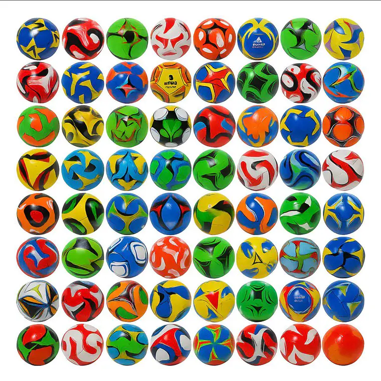 BALÓN #5 DE FÚTBOL VARIOS COLORES AL AZAR MOD# B100⚽ 1