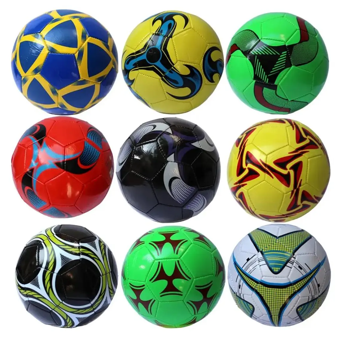 BALÓN #5 DE FÚTBOL VARIOS COLORES AL AZAR MOD# B100⚽ 2