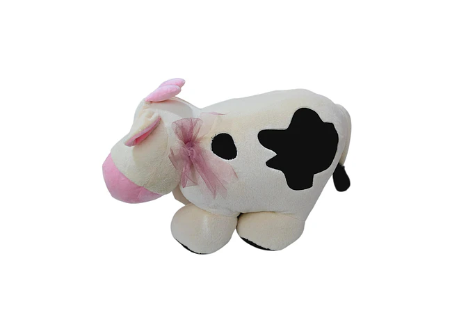 VACA GRANDE DE PELUCHE CON MOÑO 💝 🐄