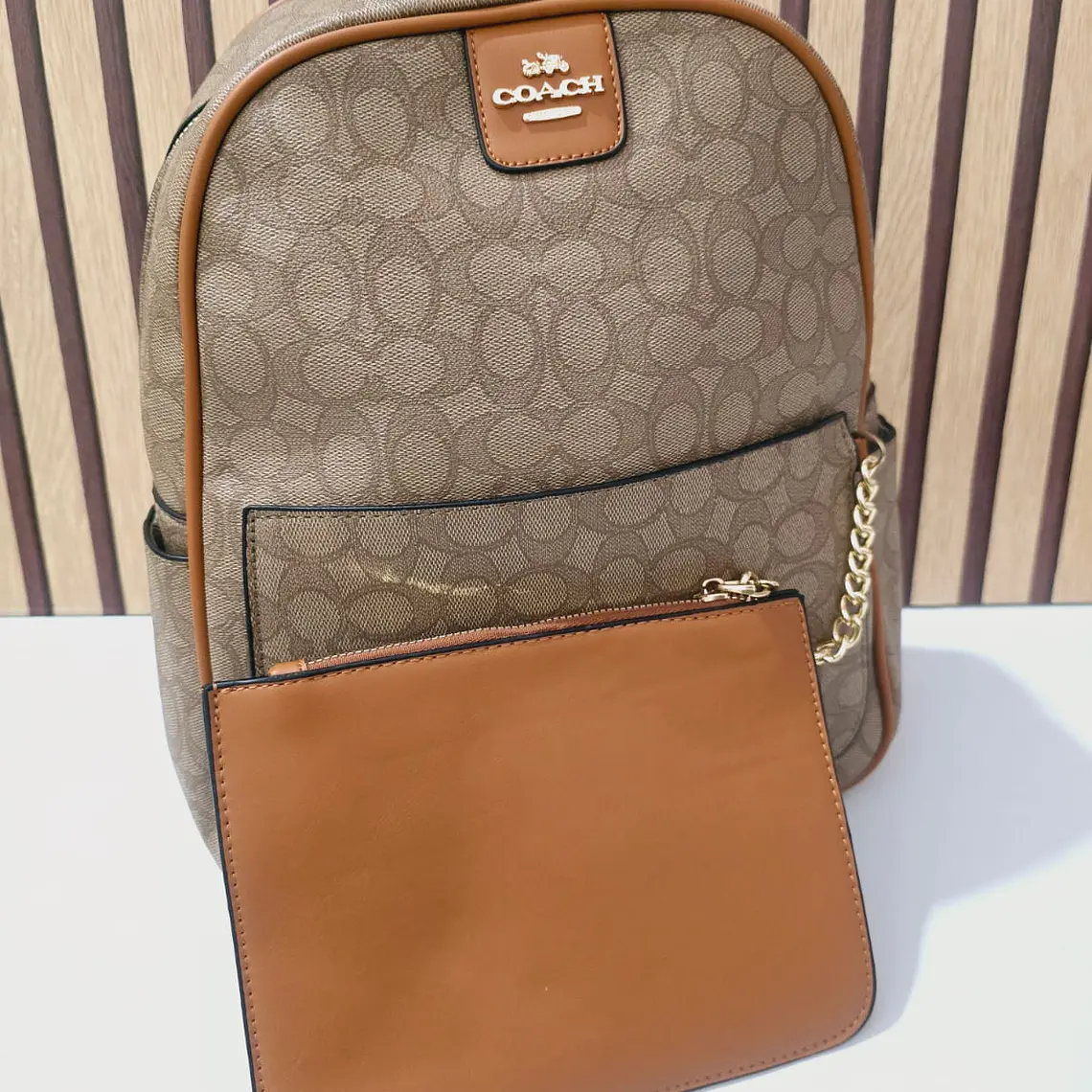 MOCHILA JUVENIL IMITACIÓN COACH MOD# JZ-081 6