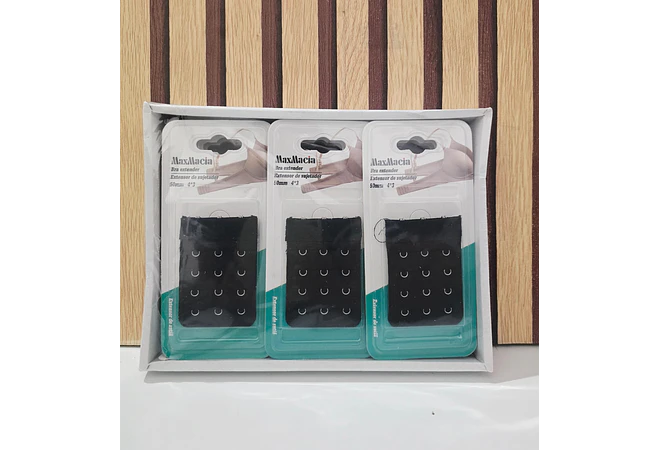 EXTENSOR GRANDE COLOR NEGRO PARA SUJETADOR (BRASIER) MOD# M21154
