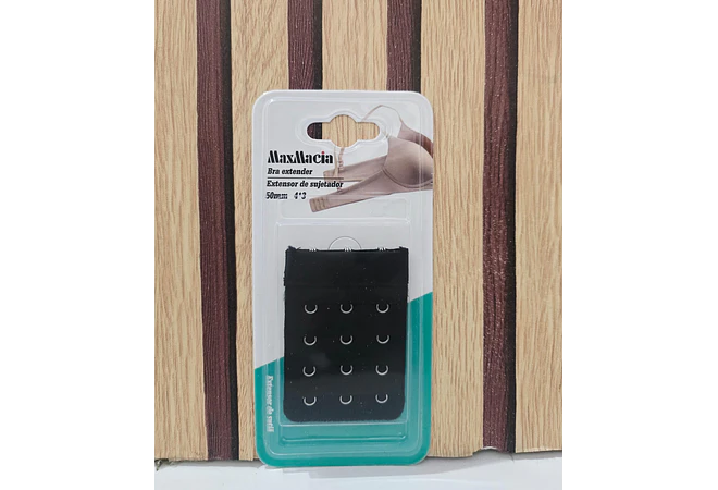 EXTENSOR GRANDE COLOR NEGRO PARA SUJETADOR (BRASIER) MOD# M21154