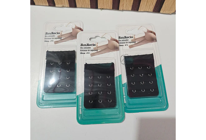 EXTENSOR GRANDE COLOR NEGRO PARA SUJETADOR (BRASIER) MOD# M21154