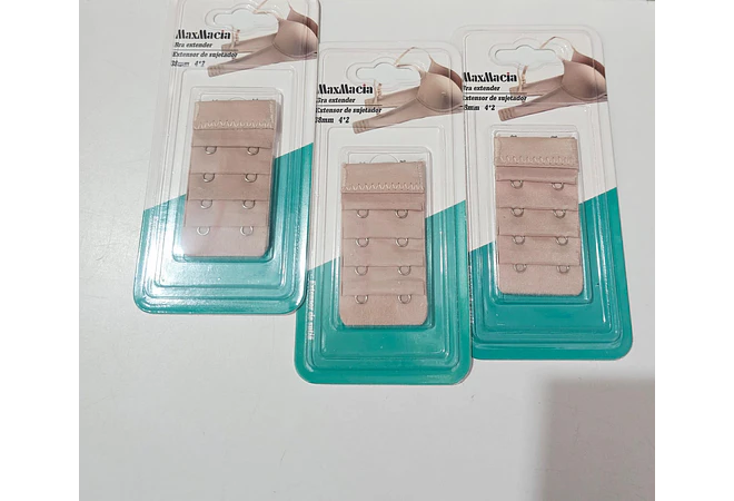 EXTENSOR PEQUEÑO PARA SUJETADOR (BRASIER)  BEIGE O NEGRO MOD# M21153