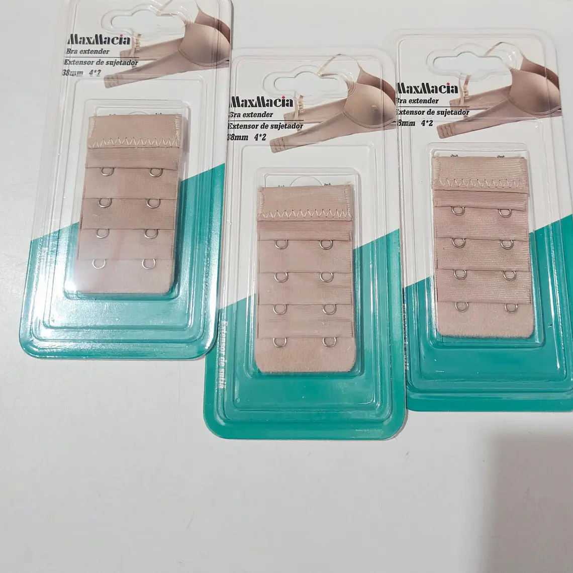 EXTENSOR PEQUEÑO PARA SUJETADOR (BRASIER)  BEIGE O NEGRO MOD# M21153 3