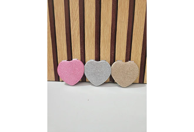 ESPEJITO BRILLANTE EN FORMA DE CORAZÓN MOD# W-JF-76 💖
