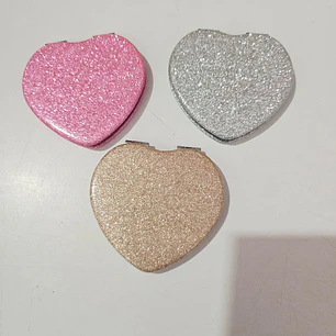 ESPEJITO BRILLANTE EN FORMA DE CORAZÓN MOD# W-JF-76 💖
