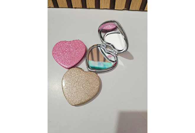 ESPEJITO BRILLANTE EN FORMA DE CORAZÓN MOD# W-JF-76 💖